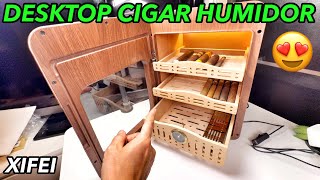 Review  XIFEI Cigar Humidor Cabinet [upl. by Puiia]