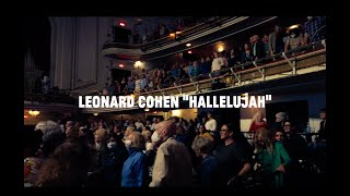 Leonard Cohen’s 90th Birthday  Massive Hallelujah SingAlong in Boston [upl. by Hatcher]