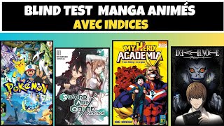 Petit Blind Test Manga Opening avec indices  20 musiques [upl. by Kare757]