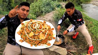 Preparando Un CHAUFA de MARISCOS en el campo  Fácil y rápido [upl. by Newmark]