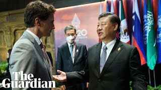 Xi Jinping confronts Justin Trudeau at G20 over leaked conversation details [upl. by Nadnarb]