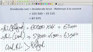 Comptabilité Approfondie Vidéo N 56  Affectation Des Bénéfices quotExemplequot [upl. by Urina]