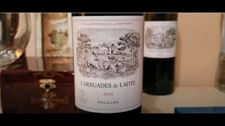 Carruades de Lafite 2014 vintage Wine Review [upl. by Zantos633]