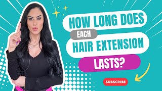 How Long Do Hair Extensions REALLY Last [upl. by Sille]