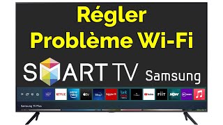 Comment régler le problème de la connexion internet sur TV Samsung  Connexion WIFI impossible [upl. by Ettenahc363]