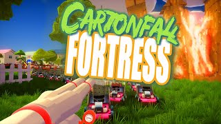 Cartonfall Fortress  Announcement Trailer [upl. by Pen]