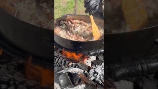 Open Fire Beef Stroganoff  Al Frugoni  Open Fire Cookkng [upl. by Catima]