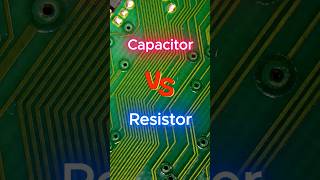 Capacitor VS Resistor Round 1 microsoldering electronic satisfyingvideos funny shorts [upl. by Mathews661]