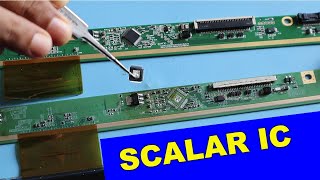 Fix LCD Screen by Replacing Scalar IC [upl. by Inger681]