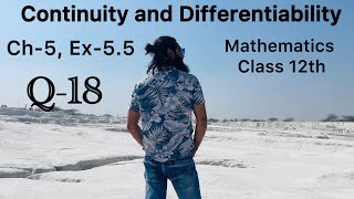 Mathematics Class 12th NCERT Ch5 Ex55 Q18 Continuity and Differentiability [upl. by Elyrrad915]