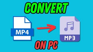 How to Convert MP4 to MP3 in Laptop pc [upl. by Warde]