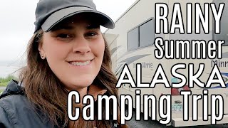 Rainy Alaska Summer Camping Trip  5 Days in Seward Alaska [upl. by Eimac]