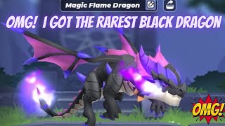 OMG🤯I GOT THE RAREST BLACK DRAGON ll SKYBLOCK BLOCKMAN GO [upl. by Nnylannej]