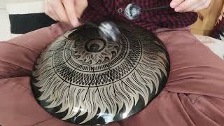 Phrygian Hexatonic Handmade steel tongue drum [upl. by Sande522]