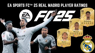 EA SPORTS FC™ 25 Real Madrid Player Ratings [upl. by Notserp]