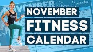 November Fitness Calendar  Motivation  Programming for a Healthy Month FREE DOWNLOAD [upl. by Xet]