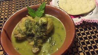 VERDOLAGAS CON POLLO EN CHILE VERDE DELICIOSA RECETA [upl. by Kristan]