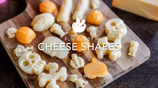 How to Make Cheese Shapes With Cutters amp Molds [upl. by Sakmar]