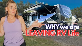 Why we are LEAVING RV Life after 3 years [upl. by Enitsud]