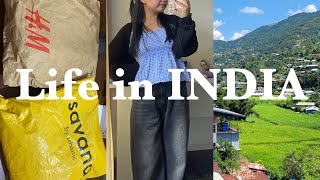 Productive Vlog 🐇🍓Life in India oragnisingunboxing amp Sinju party etc [upl. by Ahtenak445]