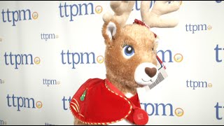 BuildABear Team Santa Reindeer Plush Doll Review [upl. by Lontson]