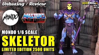 Mondo Skeletor Masters of the Universe 16 Scale Limited Edition Unboxing amp Review [upl. by Asia]