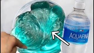 1 INGREDIENT SLIME 💧 ❓ WATER  slime [upl. by Nosille]