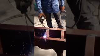 joint pipe welding project for tips viralvideo [upl. by Meggi]