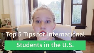 5 Tips for International Students in the US [upl. by Ezequiel124]