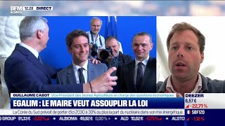 Guillaume Cabot Jeunes Agriculteurs  Egalim Le Maire veut assouplir la loi [upl. by Eniarrol]