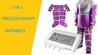 Lymphatic drainage machine  Pressotherapy lymphatic massage  Pressotherapy machine [upl. by Eaned]