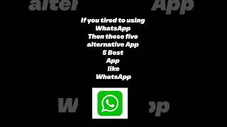 5 Best WhatsApp alternative App like 2025  Best App like WhatsApp [upl. by Rowen]