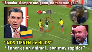 DEVASTADOS PERIODISTAS COLOMBIANOS EXPLOTAN tras DERROTA con ECUADOR VS COLOMBIA 10 HOY [upl. by Adoh]