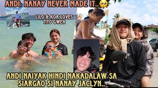 ANDI EIGENMANN NAIYAK HINDI NADALAW NI NANAY JACLYN JOSE ANG SIARGAO ❤️ SAYA NG BONDING WITH GWEN [upl. by Negrom]