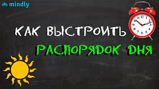 Как выстроить распорядок дня Секреты построения режим дня [upl. by Boyse336]