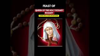 🙏 Feast of Our Lady Queen of the Holy Rosary 2024  Queen of the Holy Rosary Feast 2024 [upl. by Noyahs]