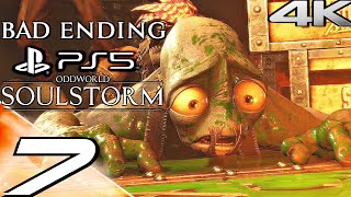 ODDWORLD SOULSTORM PS5 Gameplay Walkthrough Part 7  BAD ENDING 4K 60FPS [upl. by Gram]