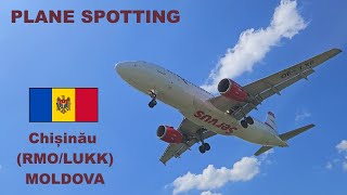 Plane Spotting Chisinau Moldova  Austrian FlyOne HiSky SkyUp  Airbus A319 amp A320 Boeing 737 [upl. by Dorella345]