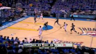 NBA Playoffs 2011 Memphis Grizzlies Vs OKC Thunder Game 7 Highlights 34 [upl. by Rednave]