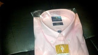 Stafford Executive NonIron Cotton Pinpoint Oxford Long Sleeve Dress Shirt  Big amp Tall [upl. by Tripp]