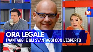 Ora legale i vantaggi e gli svantaggi secondo lesperto [upl. by Nonnahsed]