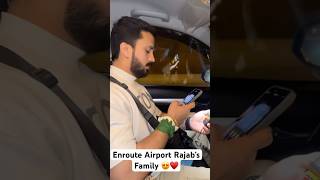 Enroute Airport ✈️ Saudi Arabia For Umrah Rajab’s Family 😍♥️ viralvideo youtubeshorts shorts [upl. by Sukhum]