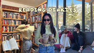 READING DIARIES ⭐️  dream cabin reading trip reading 3 books amp book shopping [upl. by Valoniah]