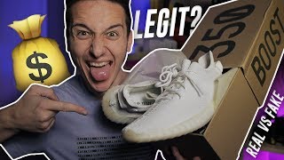 BEST FAKE VS REAL 350 BOOST V2 CREAM YEEZYS How Comfortable Are The Boost LEGIT [upl. by Caruso412]