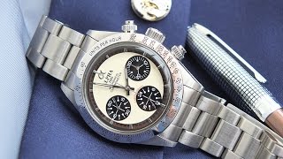 Alpha Paul Newman Daytona Watch Review [upl. by Yrallam]