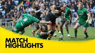 Wasps v London Irish  Aviva Premiership Rugby 201415 [upl. by Agarhs962]