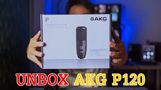 รีวิว EP1 l Unbox AKG P120 แกะกล่องรีวิวไมโครโฟนบันทึกเสียง l BYR [upl. by Ahsirak]