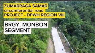 Zumarraga Samar drone video DPWH Zumarraga Circumferential road project 2023 [upl. by Barnum]