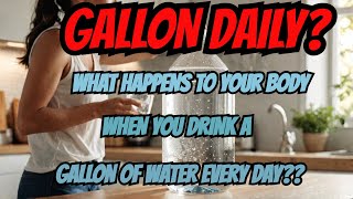 What Happens to Your Body When You Drink a Gallon of Water Every Day [upl. by Amedeo612]