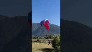 Paragliding courses in Bir billing 🪂🪂paraglidinglandingside virelshorts exploreyoutube [upl. by Mohammed]